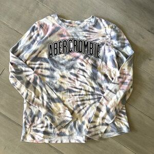 Abercrombie kids tie dye long sleeve